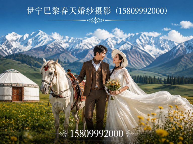 巩留县伊宁巴黎春天婚纱摄影展示图